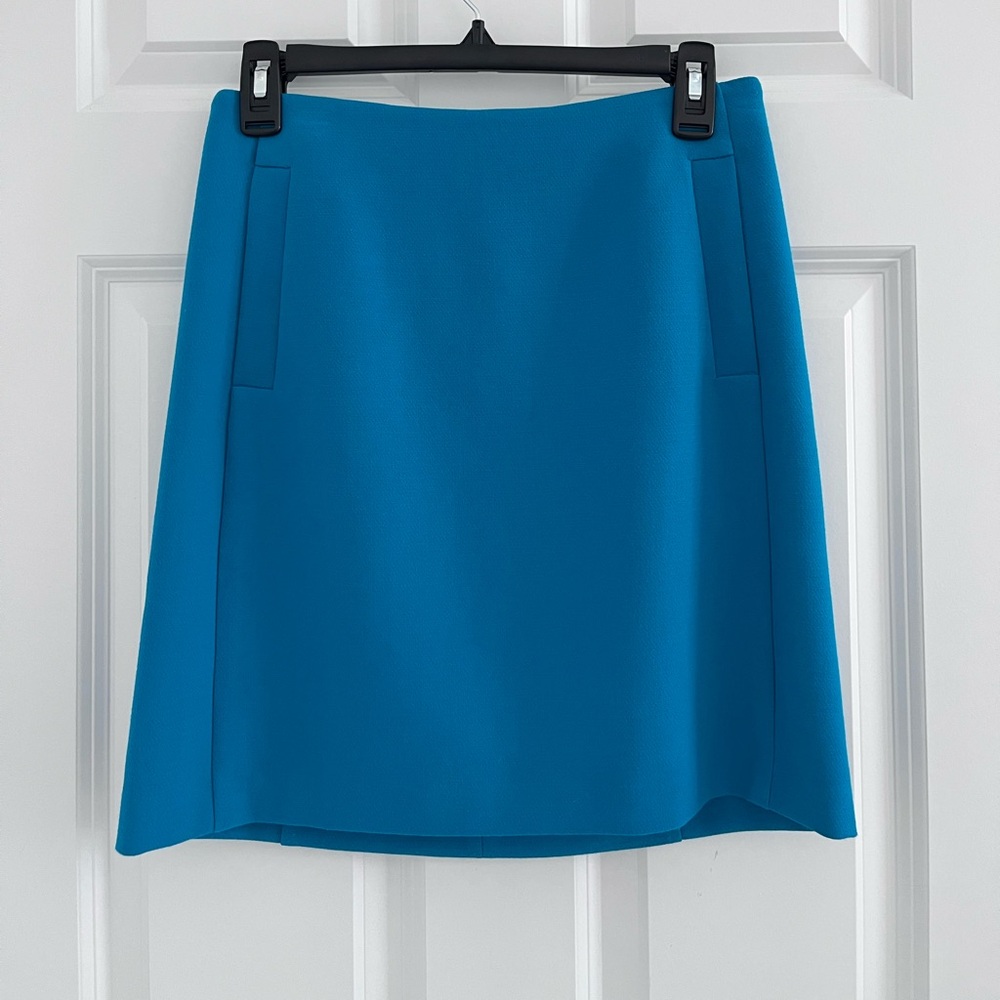 Banana Republic Vibrant Blue Work Skirt